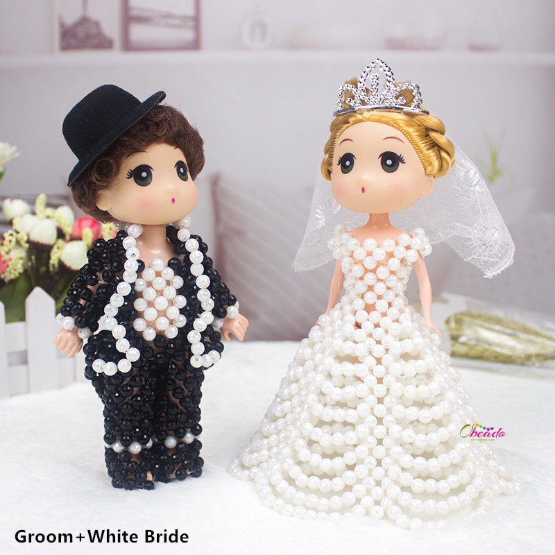 Bead Doll Wedding Barbie Doll Set Wholesale 1