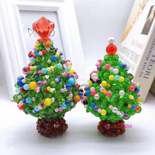 Beaded Christmas Tree Craft Wholesale 1