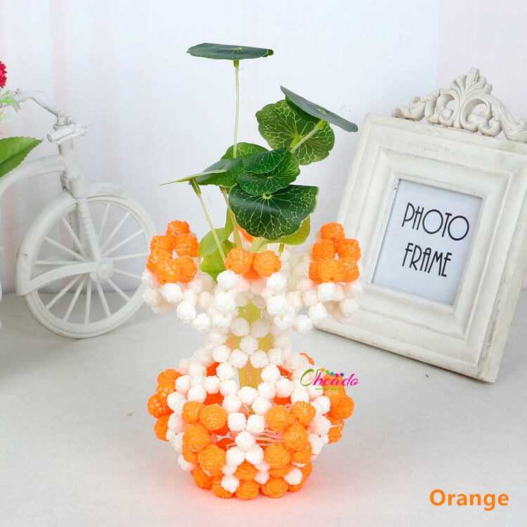 Handmade Decorative Beaded Vase - Image 5