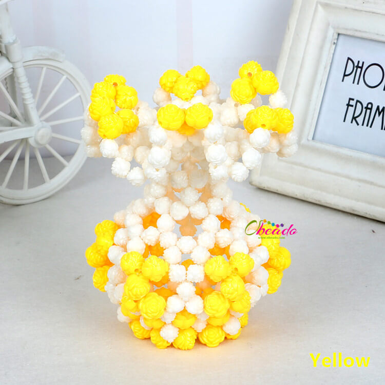 Handmade Decorative Beaded Vase - Image 6