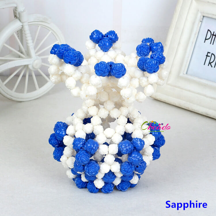 Handmade Decorative Beaded Vase - Image 7