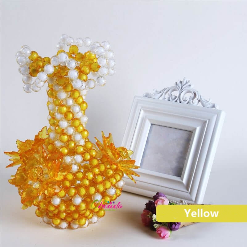 Handmade Vase with Beads for Home - Image 3