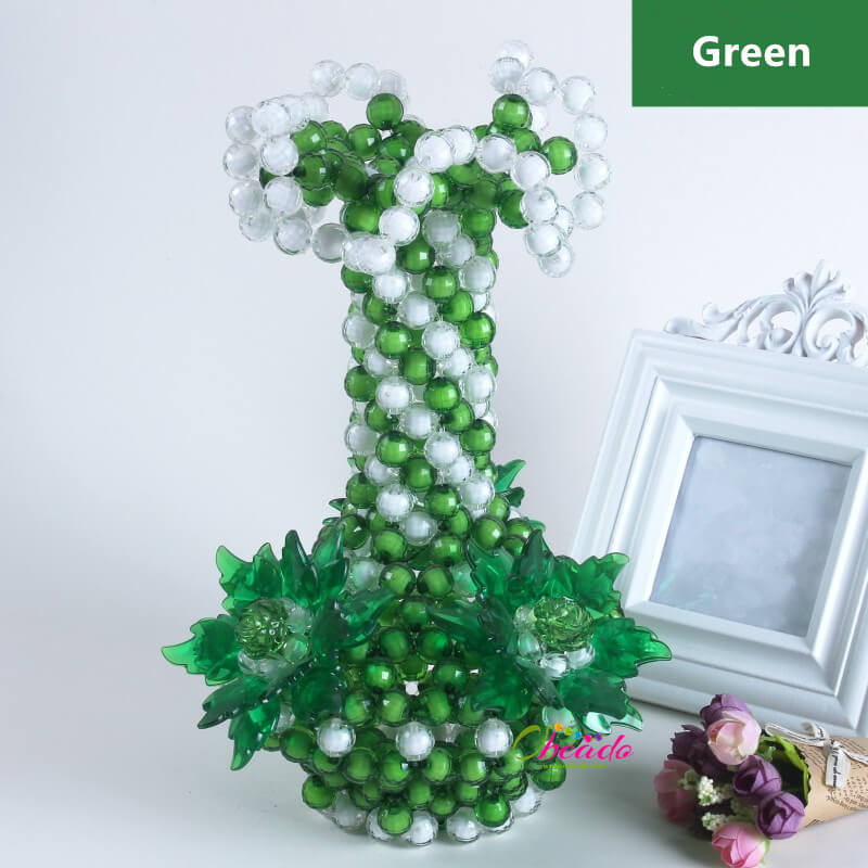Handmade Vase with Beads for Home - Image 5