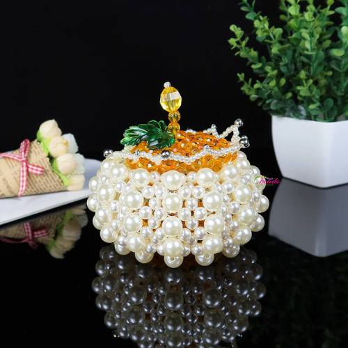 Pumpkin Ornament Beaded Home Decor 1