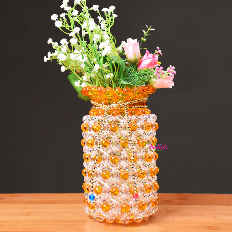 Bead Flower Vase Home Ornament - Image 4