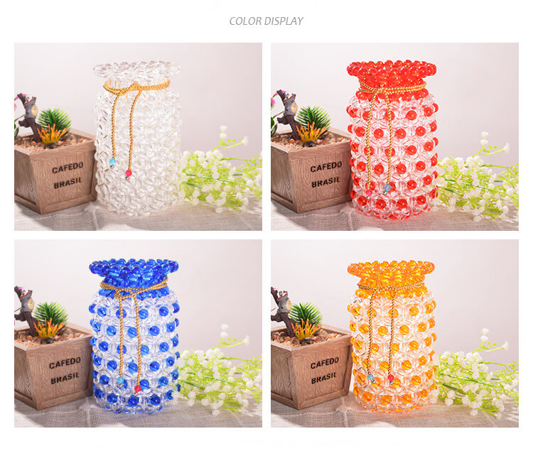 Bead Flower Vase Home Ornament - Image 5