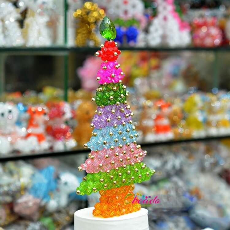 Crystal Bead Christmas Tree Wholesale - Image 2