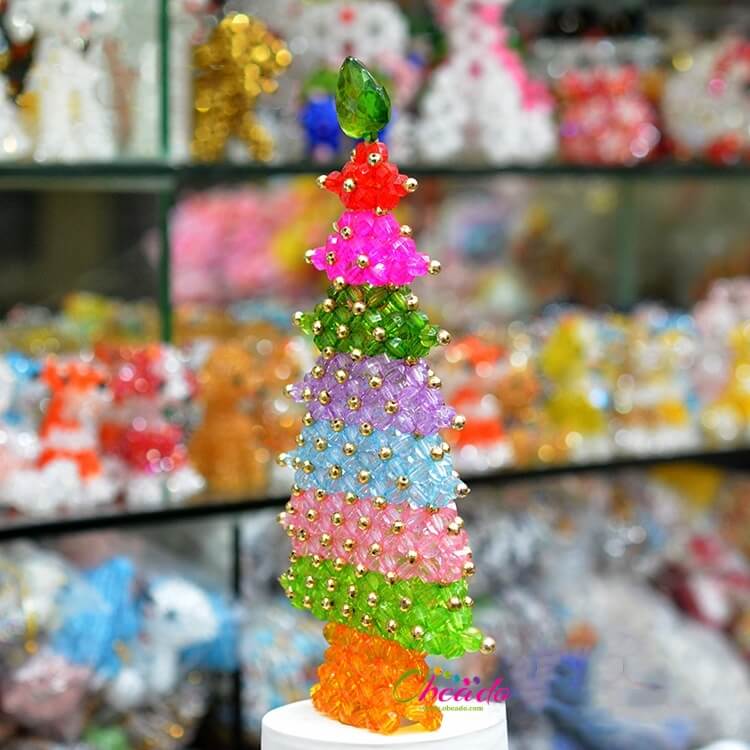Crystal Bead Christmas Tree Wholesale - Image 3