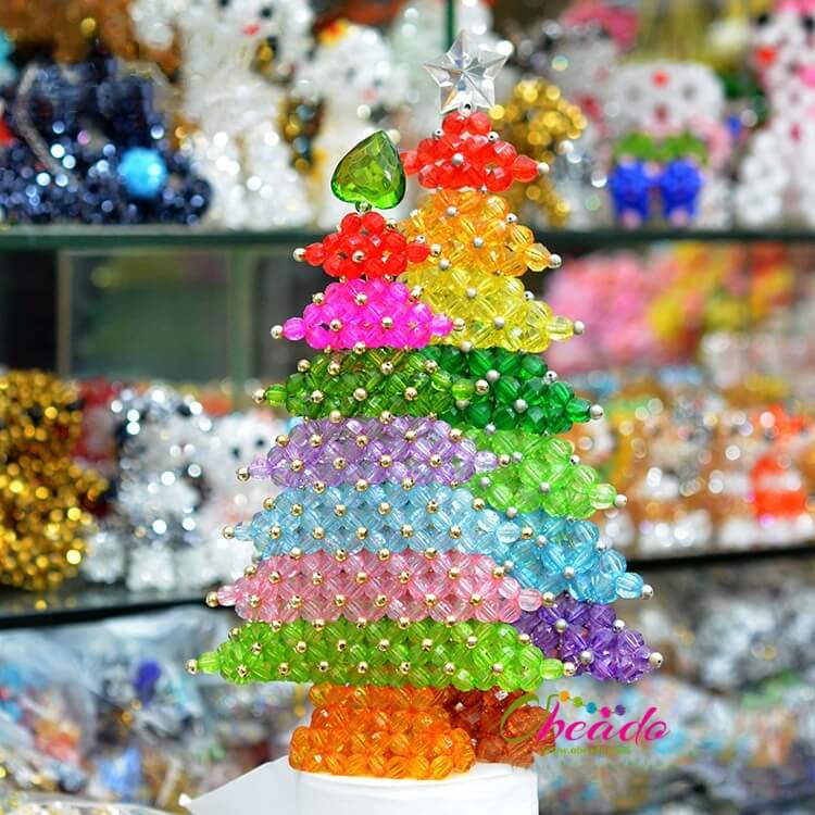 Crystal Bead Christmas Tree Wholesale 5