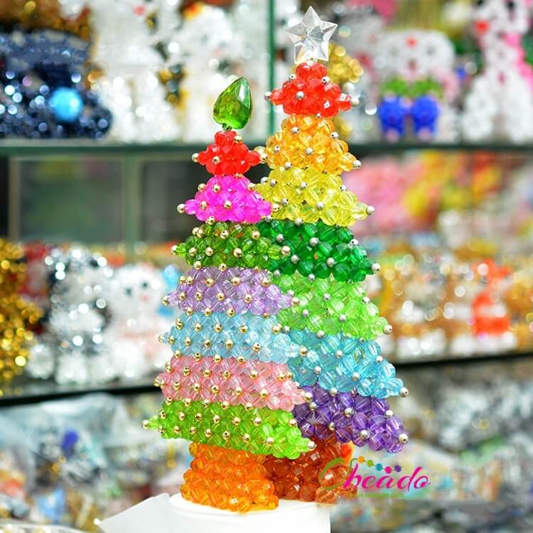 Crystal Bead Christmas Tree Wholesale - Image 6
