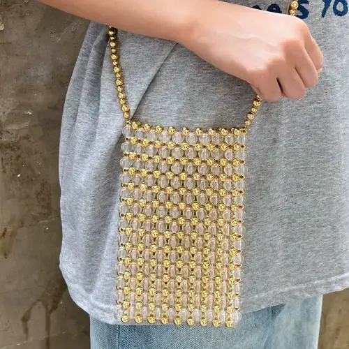 Bag Made of Acrylic Beads 1 - Obeado