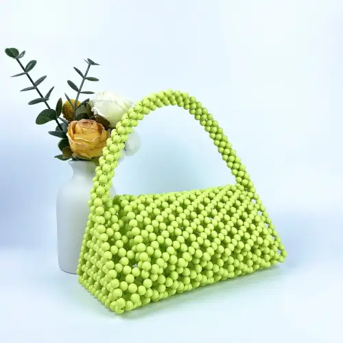 Bead Hand Bag with Handle 1 - Obeado