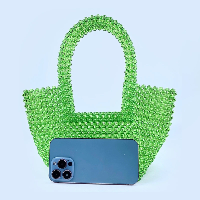 Handmade Crystal Bead Bag for Women - Image 2