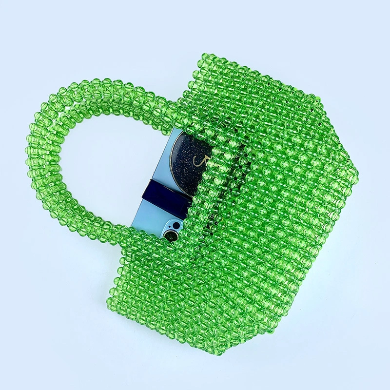 Handmade Crystal Bead Bag for Women - Image 3