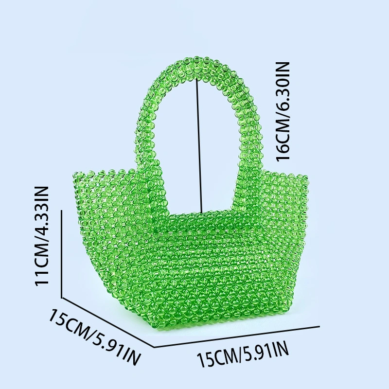 Handmade Crystal Bead Bag for Women - Image 6