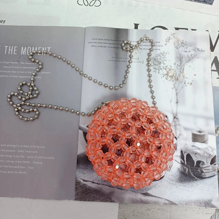 Round Acrylic Bead Bag Wholesale - Image 2