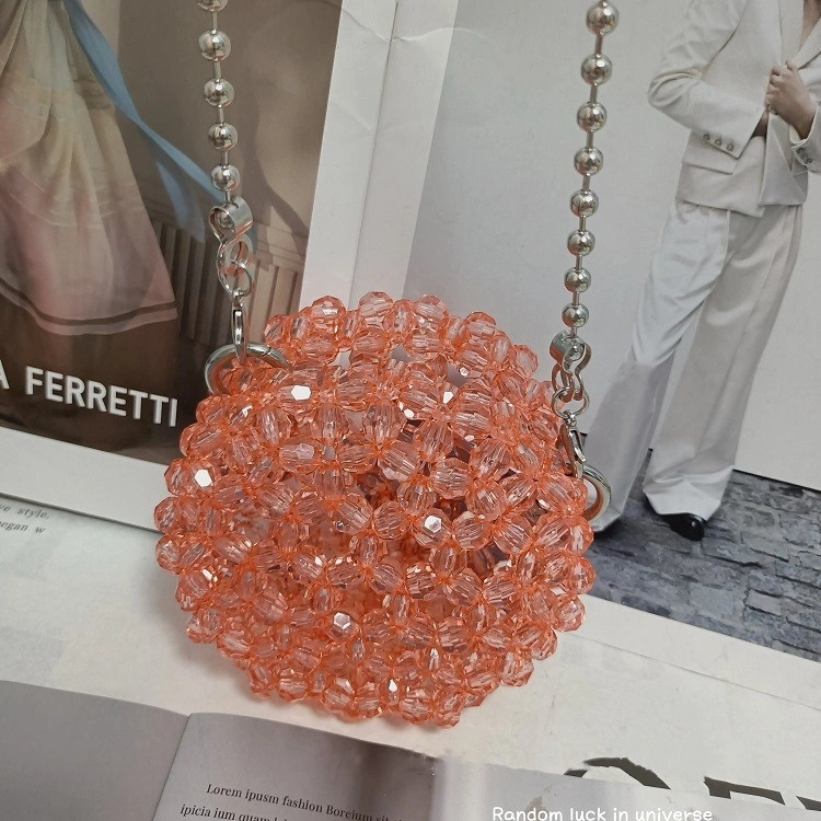 Round Acrylic Bead Bag Wholesale - Image 4