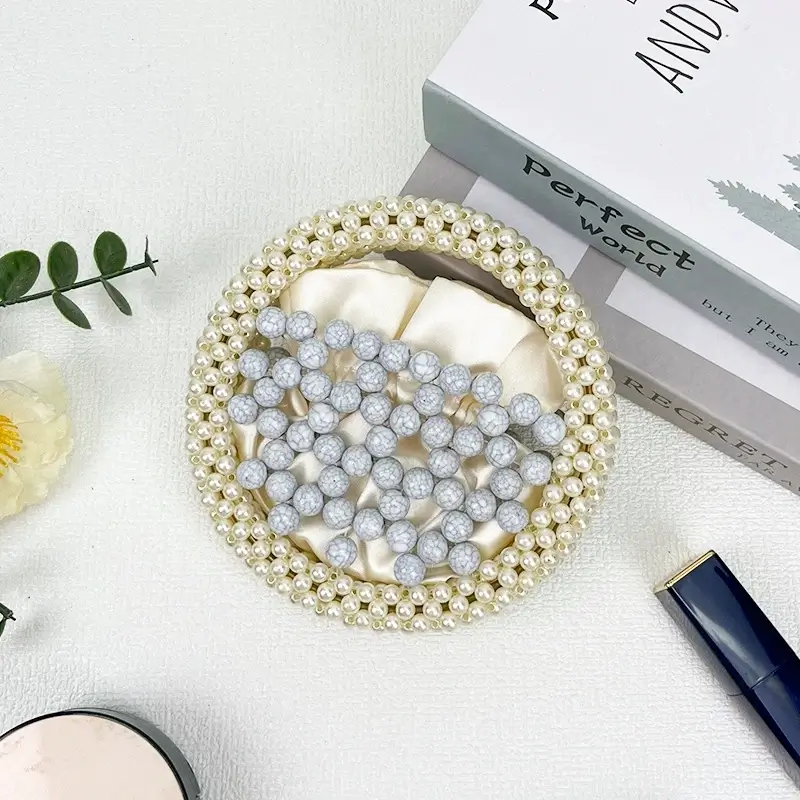 Round Acrylic Bead Purse 1 - Obeado
