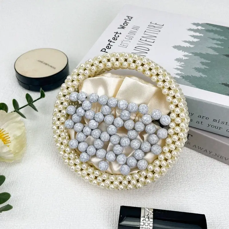 Round Acrylic Bead Purse Wholesale - Image 3
