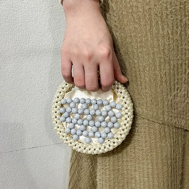 Round Acrylic Bead Purse Wholesale - Image 6