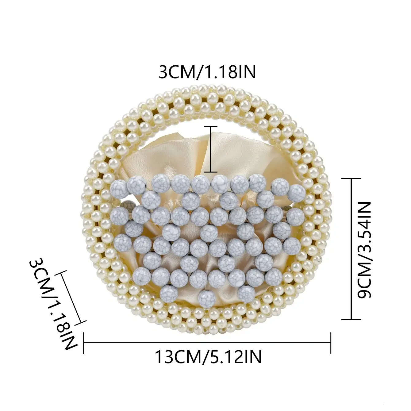 Round Acrylic Bead Purse Wholesale - Image 7