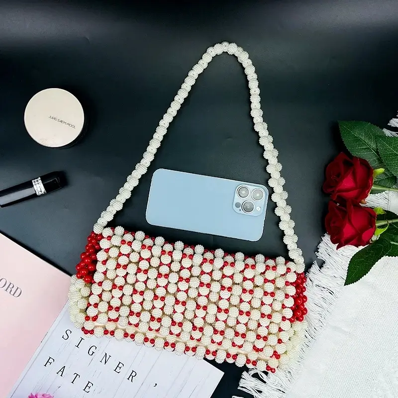 Vintage Bead Bag 1 - Obeado