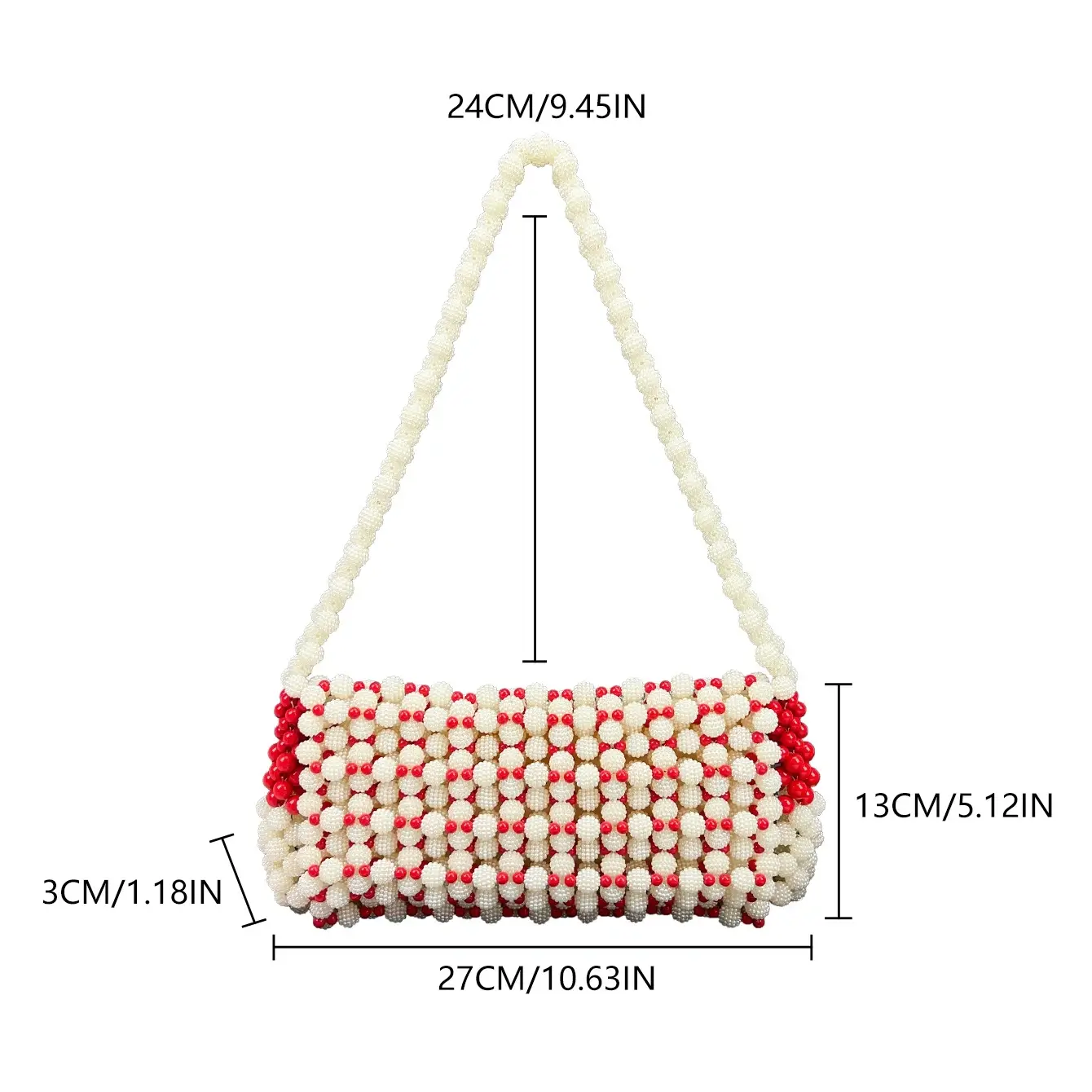 Custom Handmade Vintage Bead Bag - Image 7