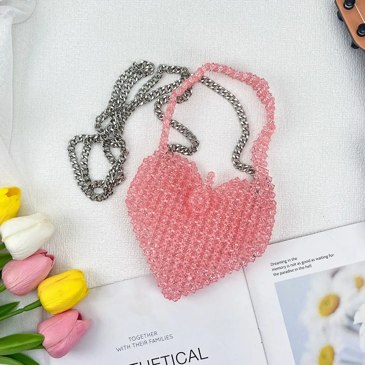 Crystal Beaded Purse for Ladies Use 1 - Obeado
