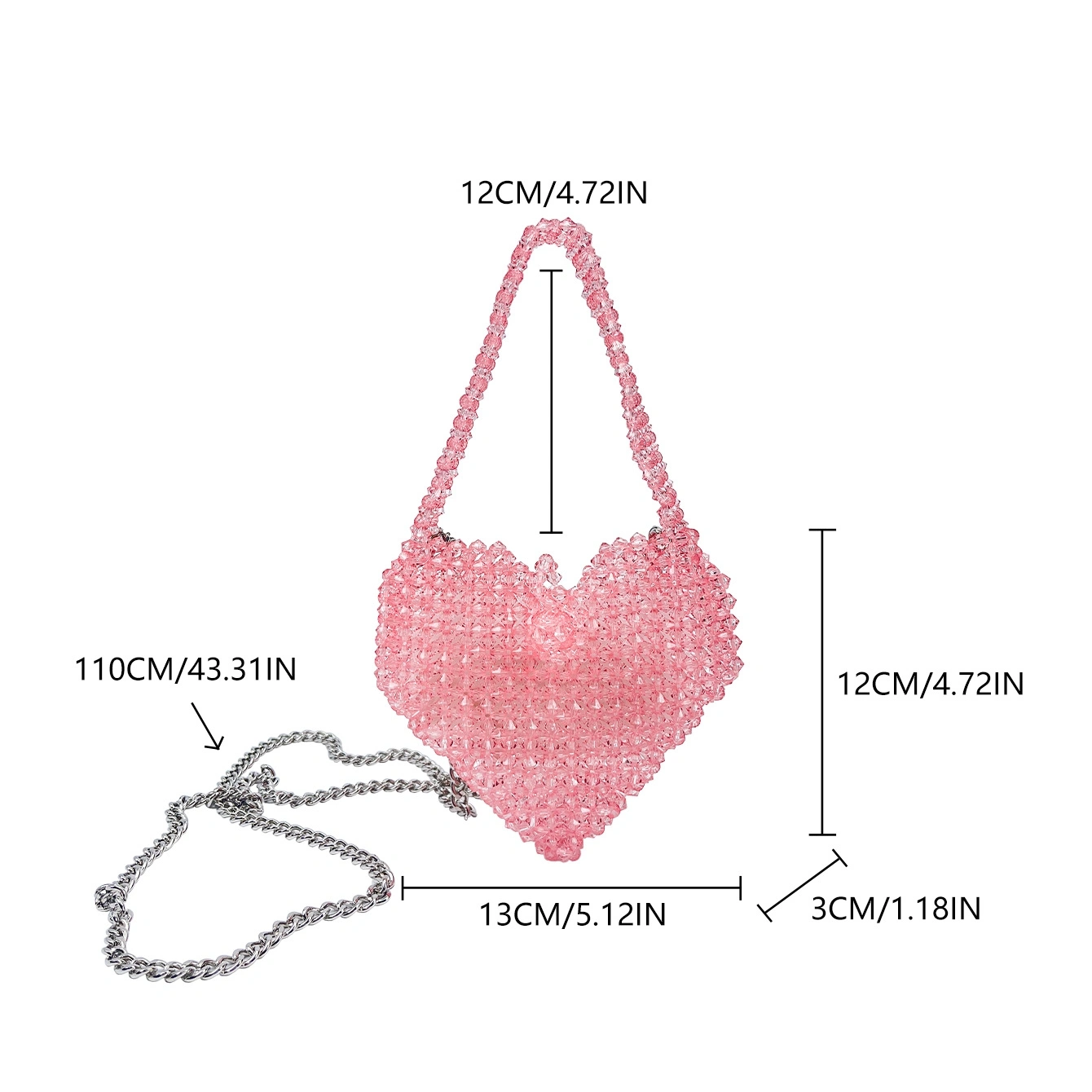 Crystal Beaded Purse for Ladies Use - Image 10