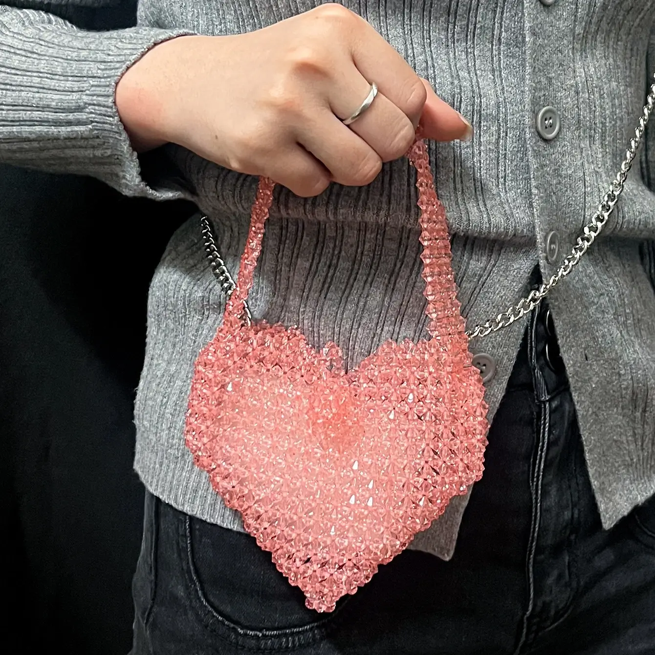 Crystal Beaded Purse for Ladies Use - Image 5