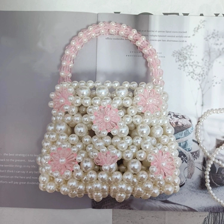 Custom Handmade Pearl Bag Wholesale - Image 2