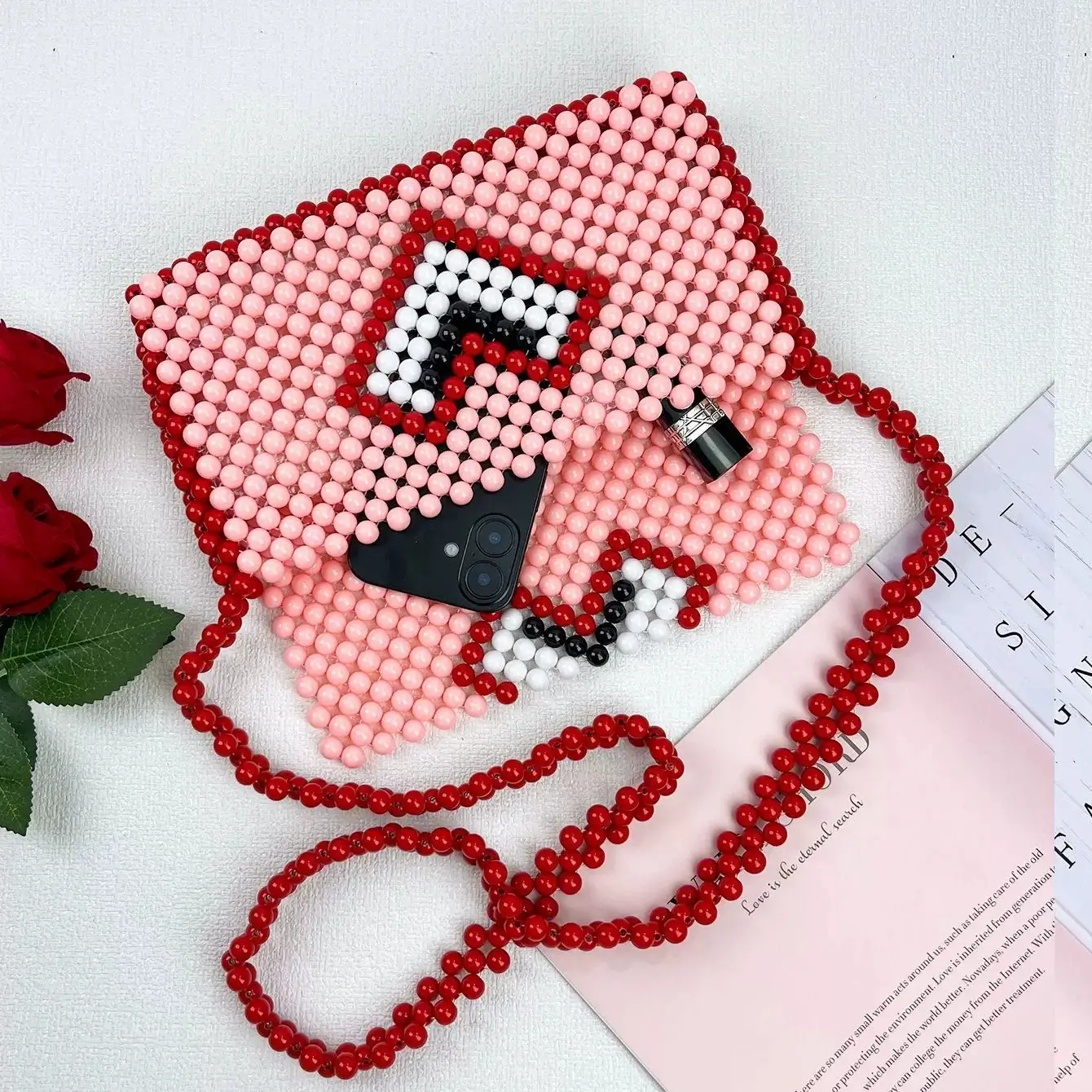 Handbag Beaded Purse for Wholesale - Image 4