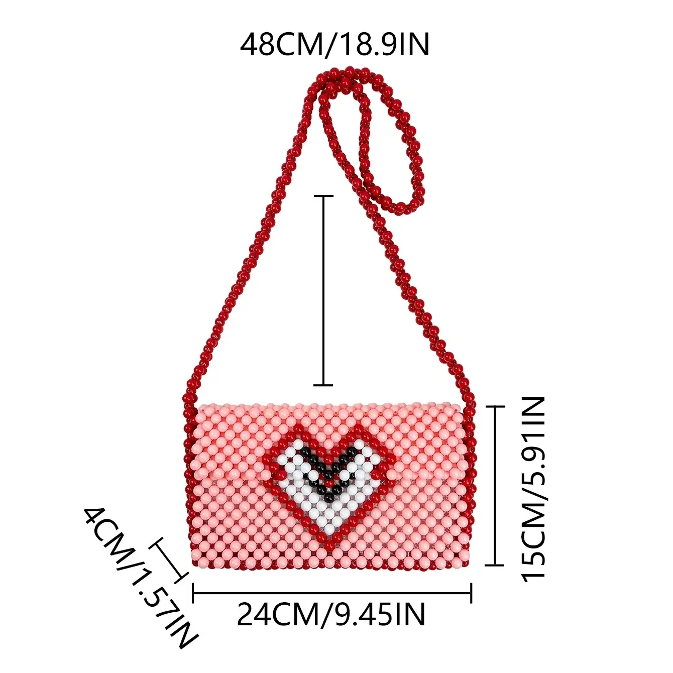 Handbag Beaded Purse for Wholesale - Image 7