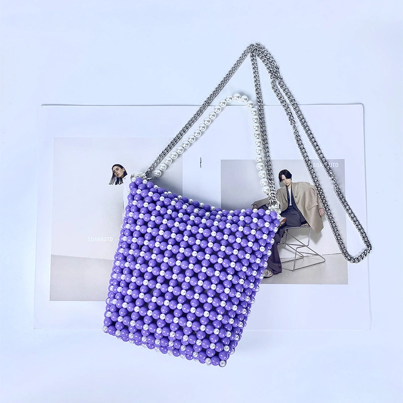 Handmade Pearl Crossbody Bag for Women 1 - Obeado