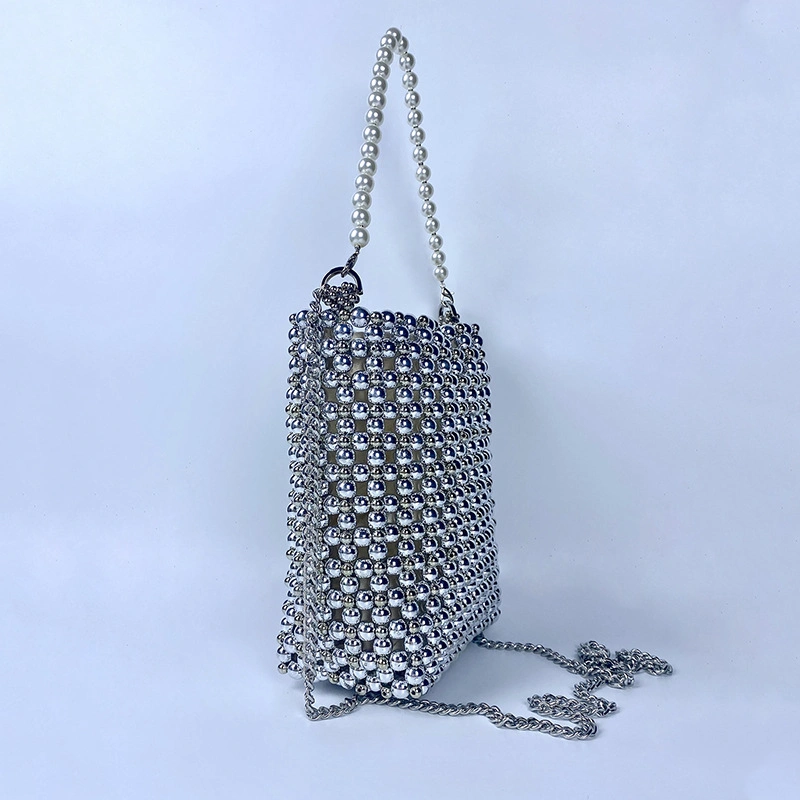 Handmade Pearl Crossbody Bag for Women - Image 10