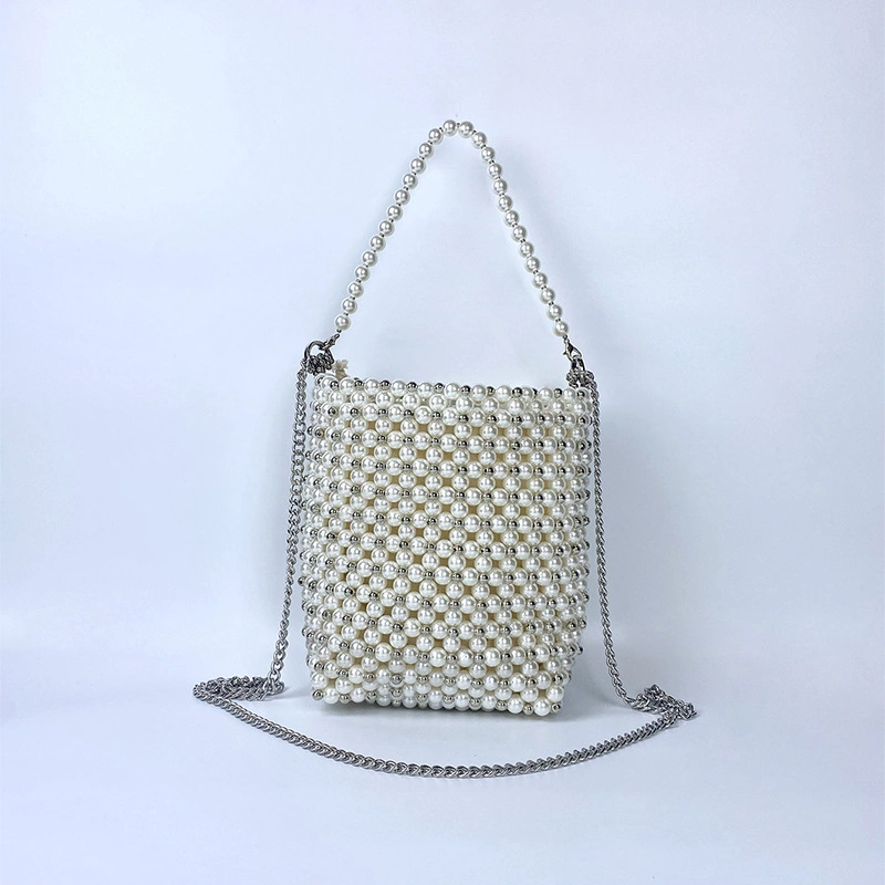 Handmade Pearl Crossbody Bag for Women - Image 12