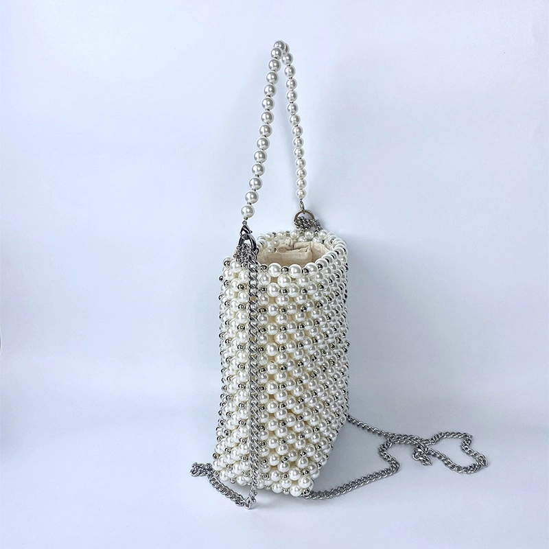Handmade Pearl Crossbody Bag for Women - Image 13