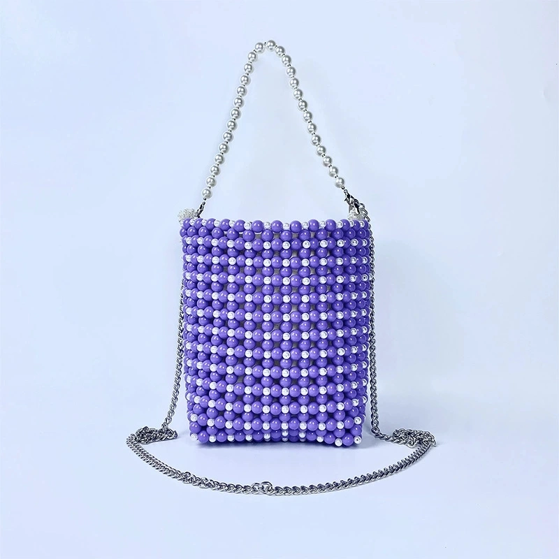 Handmade Pearl Crossbody Bag for Women - Image 2