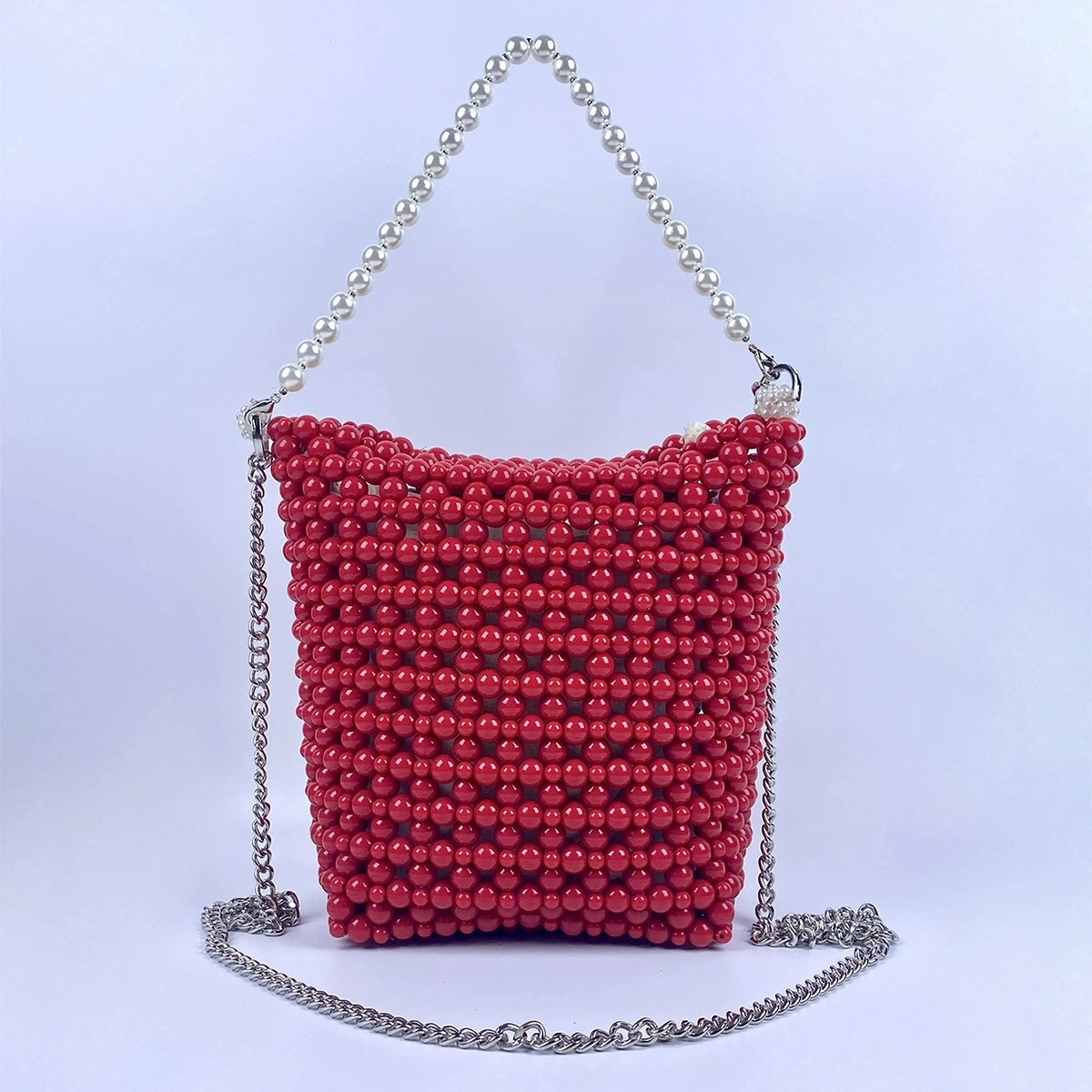 Handmade Pearl Crossbody Bag for Women - Image 18
