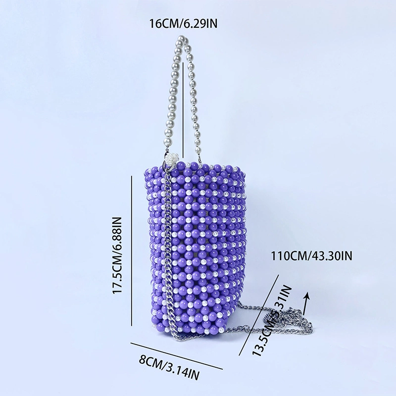 Handmade Pearl Crossbody Bag for Women - Image 20