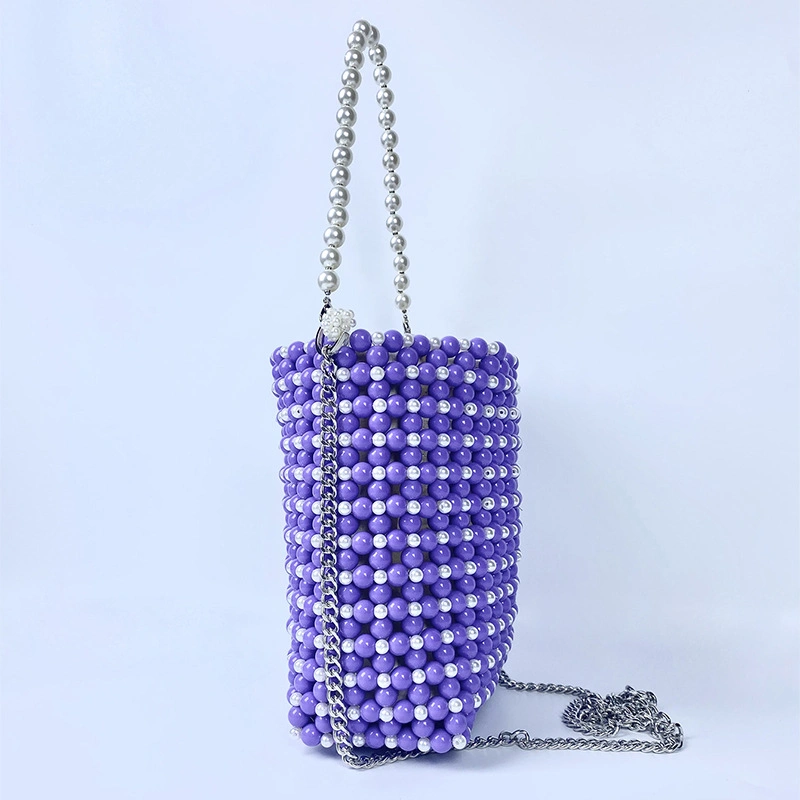 Handmade Pearl Crossbody Bag for Women - Image 3