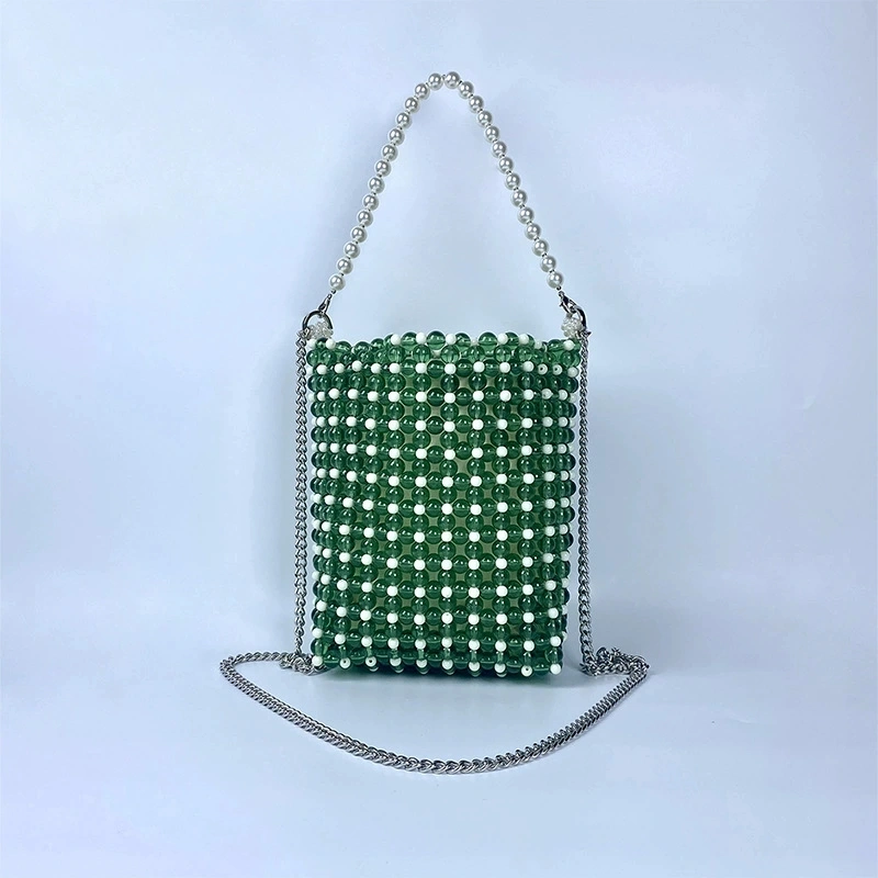 Handmade Pearl Crossbody Bag for Women - Image 5