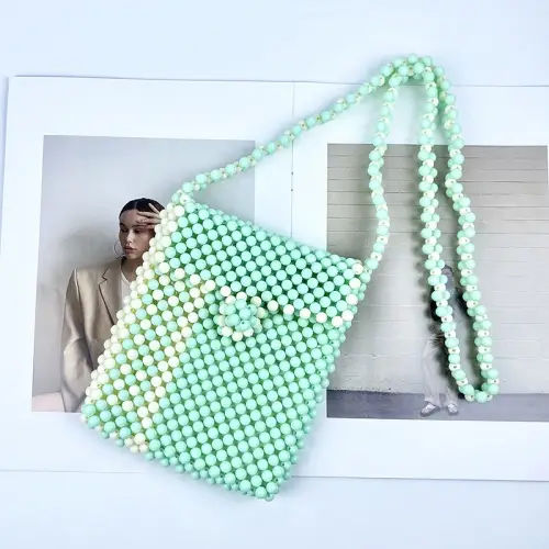 Ready Made Bead Shoulder Bag 1 - Obeado