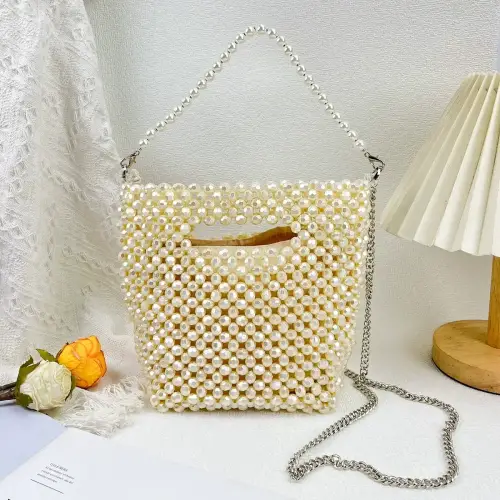 Handmade Pearl Wedding Bag 1 - Obeado
