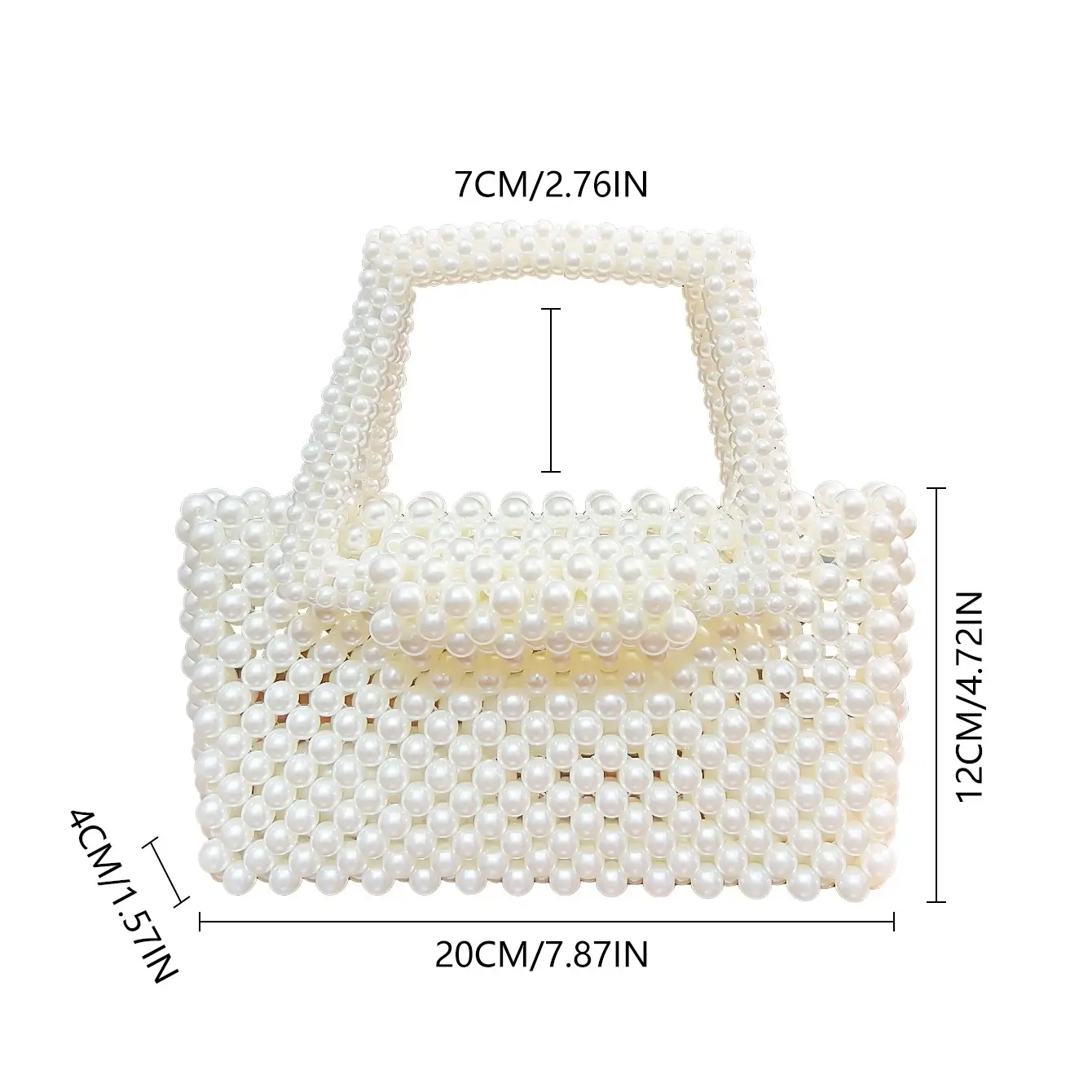 OEM Pearl Wedding Handbag for Sale - Image 6