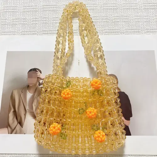 Readymade Beaded Pearl Bag for Women 1 - Obeado