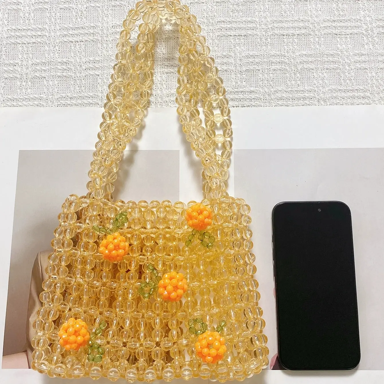 Readymade Beaded Pearl Bag for Women - Image 5