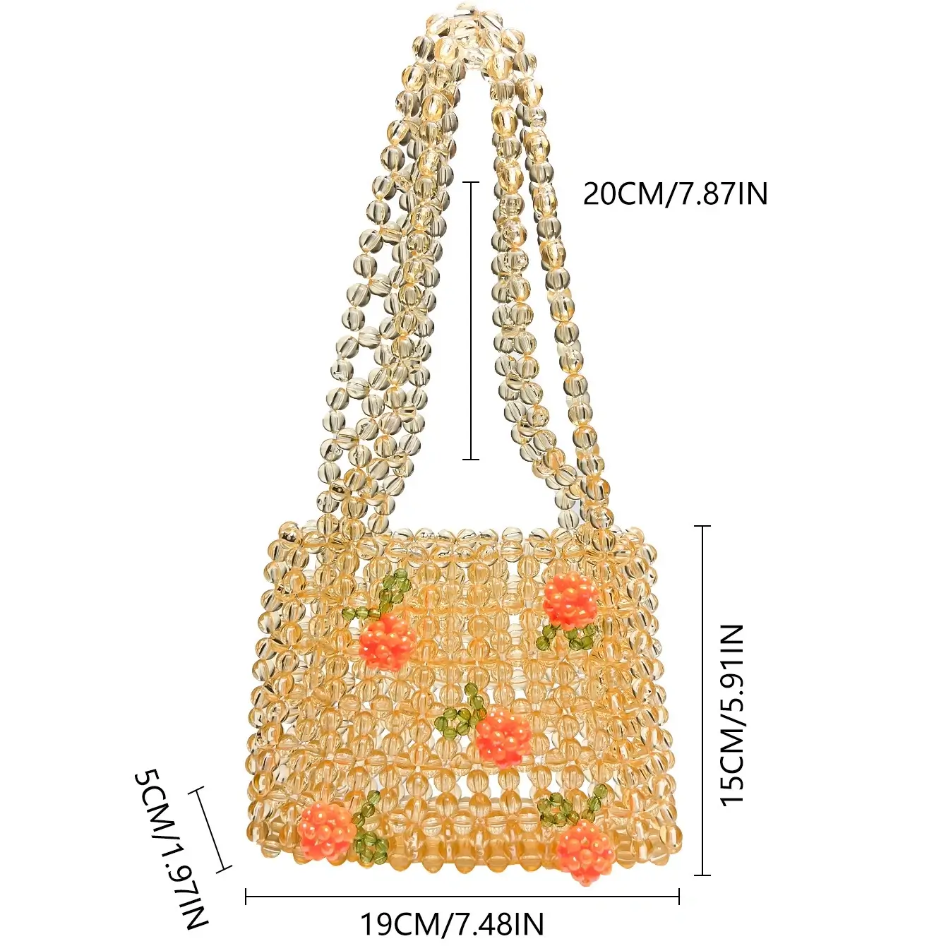 Readymade Beaded Pearl Bag for Women - Image 6