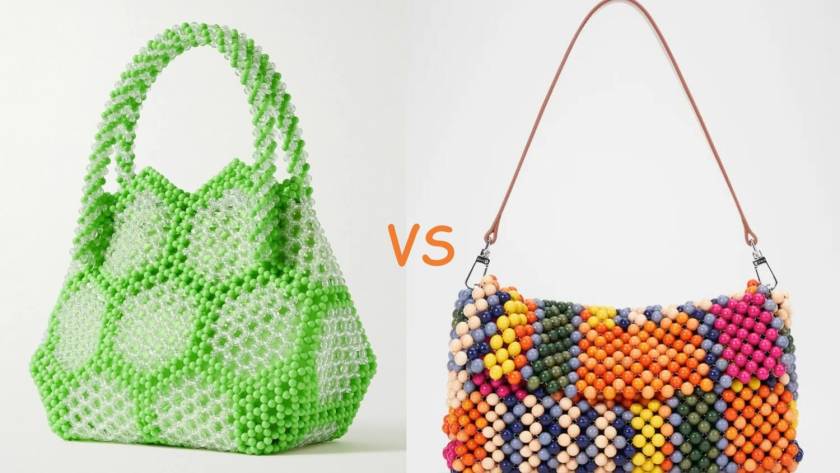 bead tote bag vs bead shoulder bag