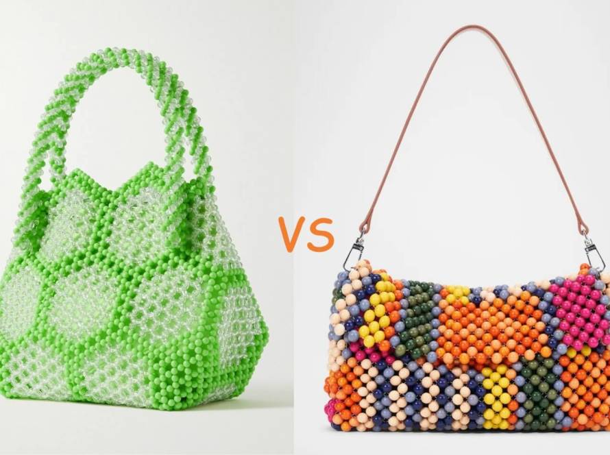 bead tote bag vs bead shoulder bag